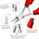 thumbnail image 2 of Manicura podóloga, manicura profesional para uñas gruesas y uñas endógenas, conjunto de manicura de boca ancha para uñas, uñas endógenas, pedicura, juego de 7 piezas, 2 of 5