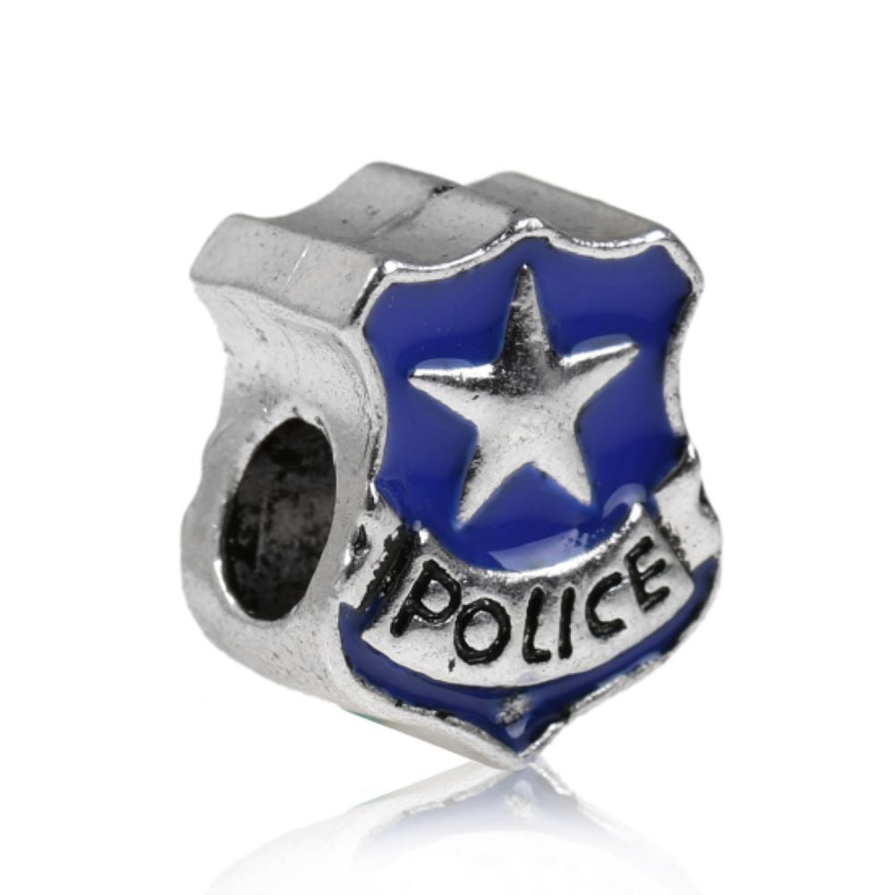 Sheriff Badge TINY sterling silver charm .925 x 1 badges charms