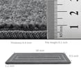 thumbnail image 2 of PURE ERA Bullnose Carpet Stair Treads Protectors for Wooden Steps 9.5" x 30"x1.2" Pet Friendly Tape Free Non-Slip (Set of 14 Pieces,Gray Rectangle), 2 of 11