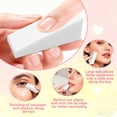 thumbnail image 4 of 32 Pcs Makeup Sponge, Cosmetic Foam Wedge Gradient Triangular Shaped Nail Sponge for Beauty Blender and Nail Art, White Makeup Sponges Nail Buffer for Powder, Concealer and Foundation Blending, 4 of 5