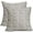 Grey, variant on Grey Gray Cream Pillow Covers 20x20 Set of 2 Boho Design Polka Dot Throw Pillows Modern Brush Strokes Print Decorative Pillowcase Square Cushion Cover Linen Case for Home Sofa Couch Bed