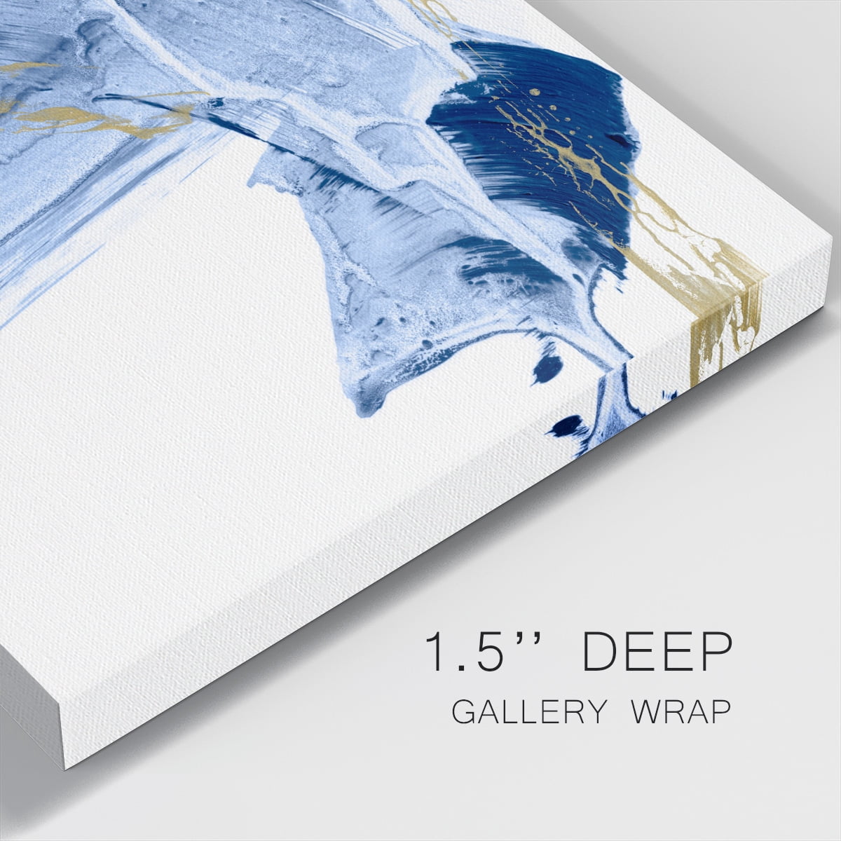 Wexford Home Golden Current I-Premium Gallery Wrapped Canvas, 40" x 40" - Ready to Hang