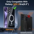 thumbnail image 3 of 3 in 1 Magnetic Phone Case for Samsung Galaxy S24 Ultra [2X Screen Protectors] (Crystal Clear), 3 of 9