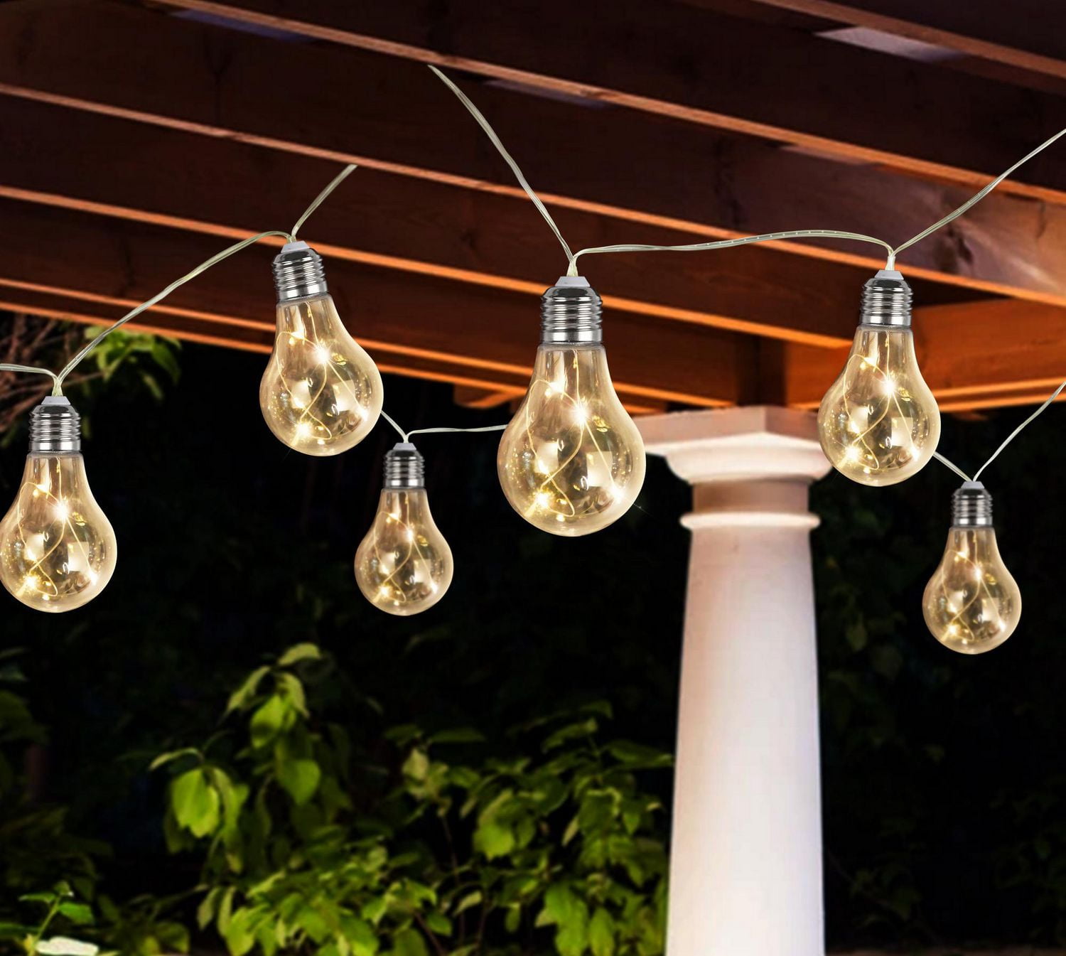 10 Count Solar LED Mini Fairy Bulbs String lights - Walmart.ca