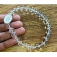 thumbnail image 2 of crystalmiracle Clear Quartz with Gomti Chakra Bead Bracelet Fashion Accessory Gift Men Women, 2 of 3