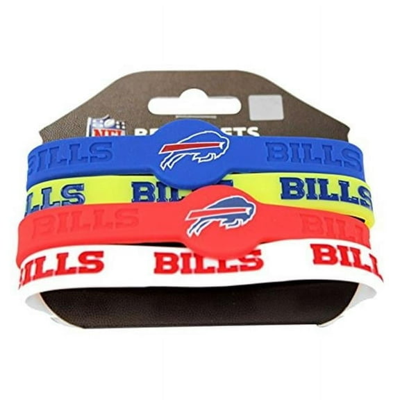 Buffalo Bills Bracelets 4 Pack Silicone