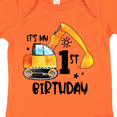 thumbnail image 4 of Inktastic Construction Truck It's My 1st Birthday Boys or Girls Baby Bodysuit, 4 of 5