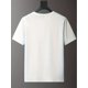 thumbnail image 3 of Camiseta deportiva de manga corta con cuello redondo y estampado geométrico: algodón suave, cómodo y versátil para hombre. Ideal para verano, primavera y actividades deportivas. Un gran regalo., 3 of 4