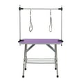 thumbnail image 3 of Jopath 36"Foldable Pet Grooming Table with Tool Storage Rack Pet Bathing/Drying Table with Non-Slip Surface,Rope and Adjustable Stand,Home Salon Grade for Dog Cat Purple, 3 of 9