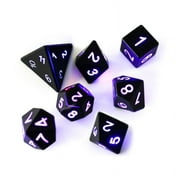7Pcs Light Up DND-Dice Set LED Role Playing Dice Shake to Light up LED Dice