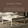 thumbnail image 5 of Maven Lane Emin Handmade Heritage Wooden Rectangular Coffee Table, Natural Finish, 5 of 6