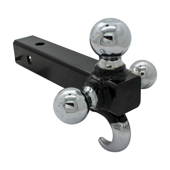 Extreme Max 5001.1367 Tri-Ball Trailer Hitch with Tow Hook