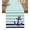 Aqua, variant on Aqua Horizontal Striped Short Table Runners 36 Inches, Cotton Linen Fabric Table Runner Dresser Scarf, Navy Anchor Nautical Coastal Tablerunner for Party/Kitchen/Dinner/Wedding Decor 13''x36''
