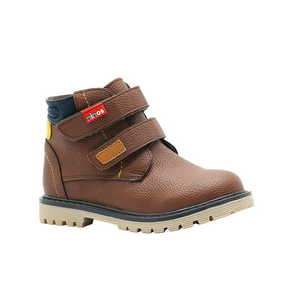 Bota Para Niño Outdoor Tendencia Color Café Ligeras Contactel caqui 13.5