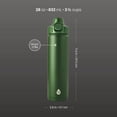 thumbnail image 5 of TAL 28oz Stainless Steel Ranger Push Lock Lid Water Bottle, Army, 5 of 8