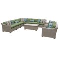 thumbnail image 1 of Coast 10 Piece Outdoor Wicker Patio Furniture Set in Cilantro, 1 of 2