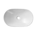 thumbnail image 6 of Oval White Ceramic Vessel Sink Countertop Above Counter Bathroom Vanity Bowl US, 6 of 14