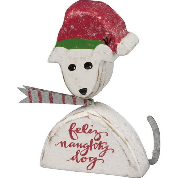 Primatives by Kathy - Christmas Dog Sitter - Feliz Naughty Dog