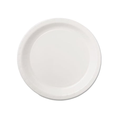 Hoffmaster White Coated Paper Lunch Plates, 9", 500 Count