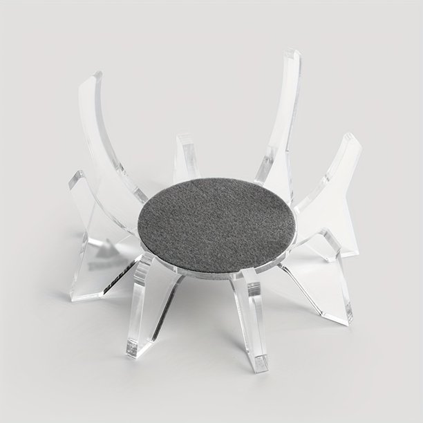 1 soporte acrílico para altavoz Echo (4.ª generación), diseño estéreo para proteger el altavoz para una mejor calidad de sonido, compatible con altavoz Alexa Echo 4.ª generación