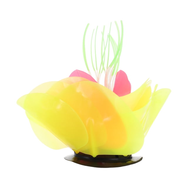 KAKOWELY Adorno de coral de silicona, simulación de hierba acuática, planta acuática decorativa