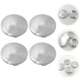 thumbnail image 1 of unbranded 4Ud Cubiertas Para Centro De Plásticas Color Plata Accesorios Para Llantas Fácil Y Uso, 1 of 8