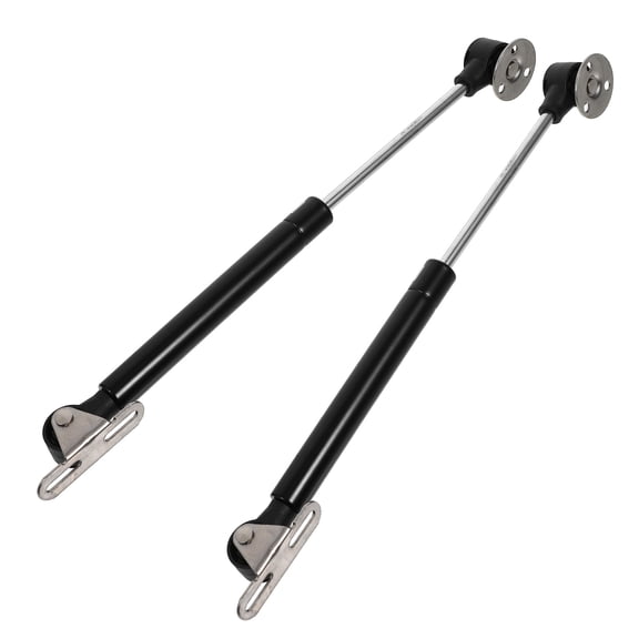 AURARMLET 2pcs Alloy Gas Spring Hinges 80N Strength Lid Supports for Cabinet Doors Furniture Hardware Accessories