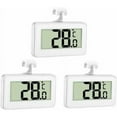thumbnail image 1 of y 3X Refrigerator Thermometer Digital Freezer Thermometer Fridge Room Thermometer Waterproof Freezer Thermometer with LCD Display with Hook for Temperature Reading 56, 1 of 4