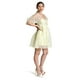 thumbnail image 2 of Vestido floral con manga abullonada Roman Fashion /Juvenil, 5081 (Lima) verde lima M, 2 of 5