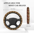 thumbnail image 5 of Balery Cars print Steering Wheel Covers Elastic Skidproof Steering Wheel Protective Cover Case for Men Women Universal 15 Inches Cars Accessories, 5 of 8