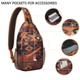 thumbnail image 2 of Bohemian Style Crossbody Sling Bag Colorful Anti-Theft Bag for Commuting Artistic & Comfortable, 2 of 6