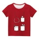 thumbnail image 3 of Niño Pequeño Camisa de Pascua Chico Manga Corta Camiseta Gráfica Cuello Redondo Crop Top para 3-14 Años Niñas Y Chico, 3 of 4