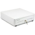 thumbnail image 1 of Mini Cash Register Drawer for Point of Sale (POS) System with Round Edges - Fully Removable 2-Tier 4 Bill 5 Coin Cash, 1 of 5