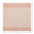 thumbnail image 6 of Beautiful Rose Pink Scallop Gauze Shower Curtain by Drew Barrymore, Cotton, 72" x 72", 6 of 9