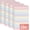 200, variant on Colored Loose Leaf Paper 5.5" x 8.5" 7-Hole Lined Filler Paper College Ruled Notebook Refill Pad Pastel Colored Lined Refills Hole Punched Notebook Refills for 3 or 7 Ring Binders (100)