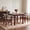 Beige Walnut, variant on COLAMY NOYA Luxe Dining Chair, Fully Assembled Solid Wood Mid-Century Modern Kitchen Chair, Upholstered Red Oak Accent Chair with 300lbs Capacity, Oatmeal Natural