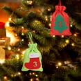 thumbnail image 3 of XWSHYW Decoraciones para El Hogar Calendario Del Adviento 2021 En La Tela y La Bolsa de Yute para Niños, Mujeres y Hombres, Calendario Del Adviento Navideño En 24 Pinzas y 24 Números, 3 of 6