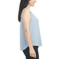 thumbnail image 4 of Hilary Radley Women's Sleeveless V-Neck Lightweight Blouse Top-Blue / S, 4 of 5