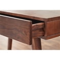 thumbnail image 6 of Pemberly Row Contemporary 39 inch Solid Wood Office Desk in Dark Walnut, 6 of 18