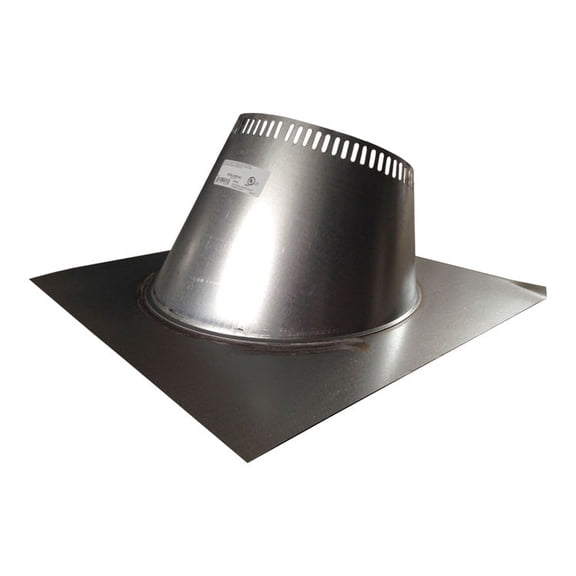Metla Fab 8TGF 8" Temp/Guard 2100 Chimney Galvanized Flashing 2/12 - 5/12