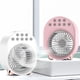 thumbnail image 3 of Ventilador enfriador de aire Mini aire acondicionado de escritorio con luz nocturna Mini USB, 3 of 5
