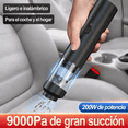thumbnail image 3 of Aspiradora Portátil para Auto 2 en 1, 9000Pa sin Escobillas, Sopladora Inalámbrica, USB-C, Negra, 3 of 5