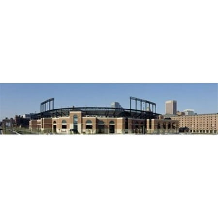 Baseball park in a city  Oriole Park at Camden Yards  Baltimore  Maryland  USA Poster Print by  - 36 x