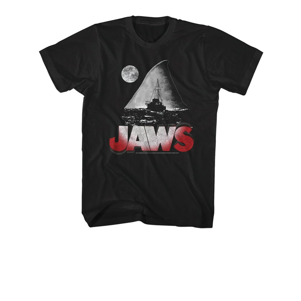 Buy Cool Shirts JAWS "Moonlit Night" Movie Tee Shirt Black, 4XLT