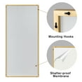 thumbnail image 5 of Full Length Floor Mirror Wall Mounted Rectangle Gold 71"x34", 5 of 8