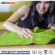 thumbnail image 4 of USANOOKS Microfiber Cleaning Cloth Light Green - 12 Pcs 12.5"x12.5" - High Performance - 1200 Washes, Ultra Absorbent Towels Weave Grime & Liquid for Streak-Free Mirror Shine - Car Washing Cloth, 4 of 6