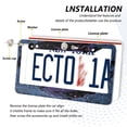 thumbnail image 3 of Aluminum License Plate Frame 2 Pack Car Exterior Accessory Car Tag Holder for Front Rear Plates Cars Decor Solar Vortex, 3 of 7