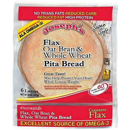 Joseph's Bakery Pita Bread, Low Carb, 8 oz. (Best Store Bought Pita Bread)