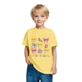 thumbnail image 4 of Fiudx Camiseta para Niños, Suave Tela de Polispandex, Bonita Camisa de Cuello Redondo, Blusa Moderna con Mangas Abullonadas, Ropa Informal Diaria, para Niñas y Niños de 3 a 14 Años, Se Recomienda Lav, 4 of 6