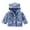 Blue, variant on SHUNSUI Kids Toddler Unisex Thick Hooded Jacket Long Sleeve Winter Outwear Size 4-5 Years